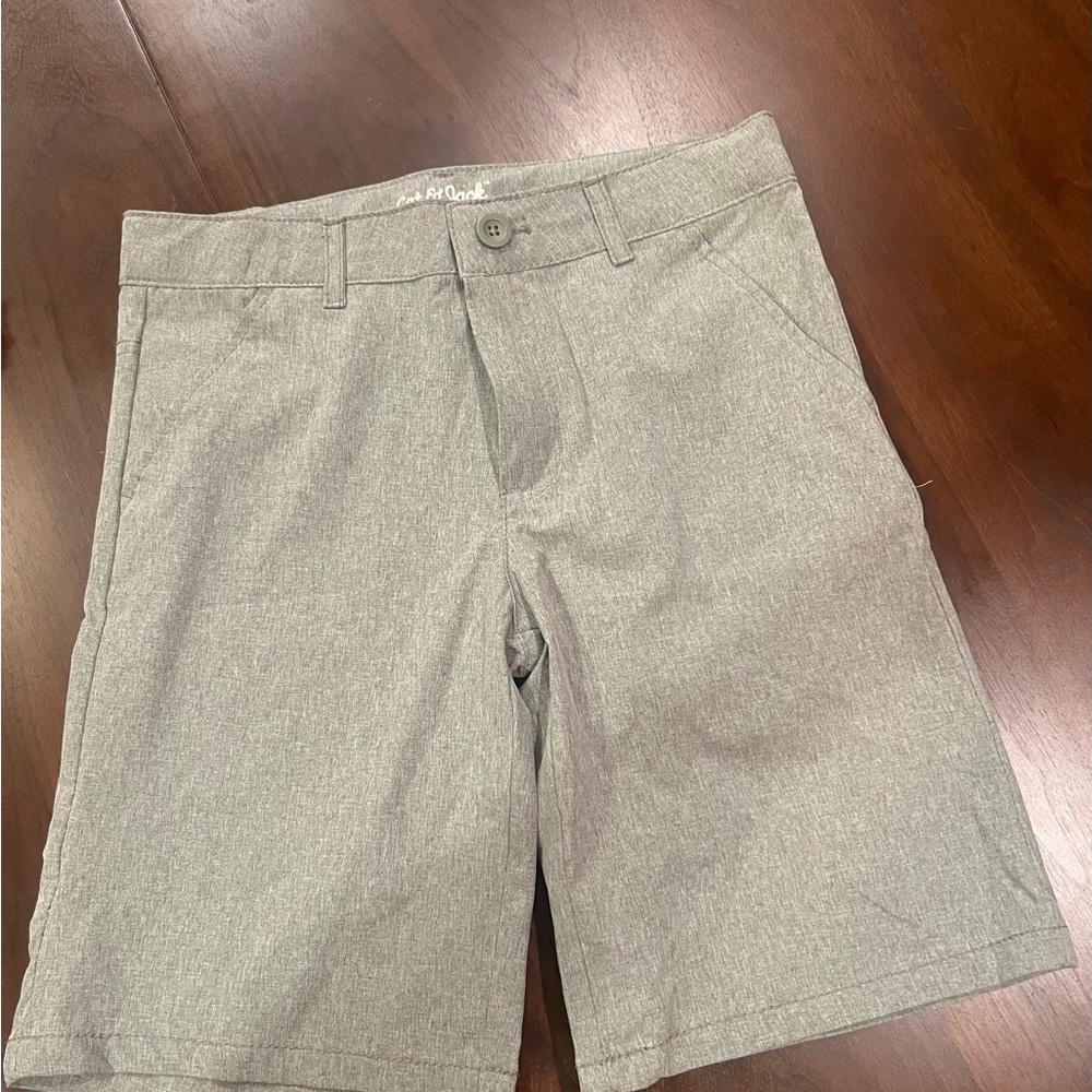 Cat & Jack Kids Light Gray Flat Front Shorts